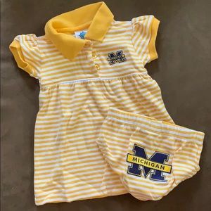 Infant Michigan dress with bloomers